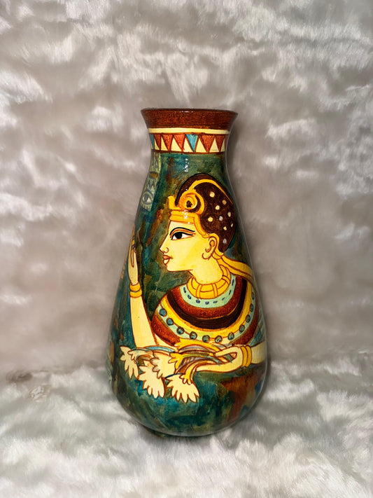 Ancient Art Inspired Earthenware Pot